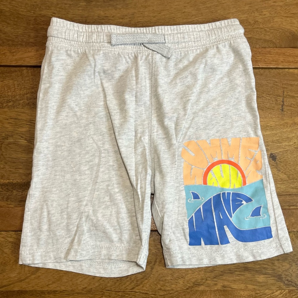 H&M Light Gray Drawstring Shorts